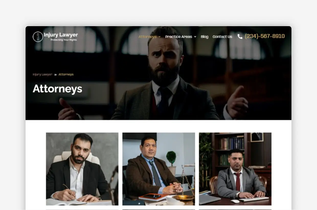 Injury Lawyer WP Theme
