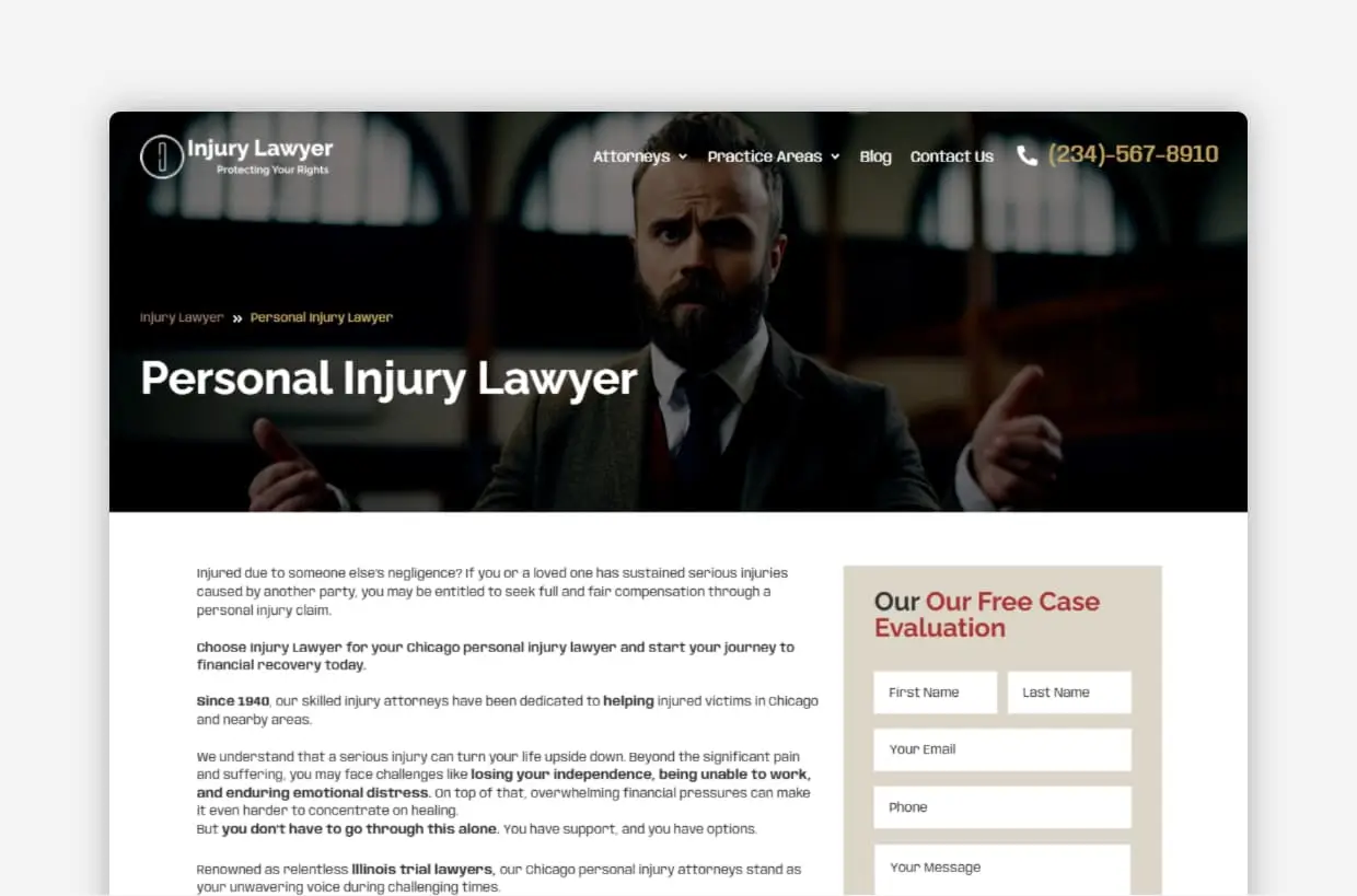 Law Firm WP Template