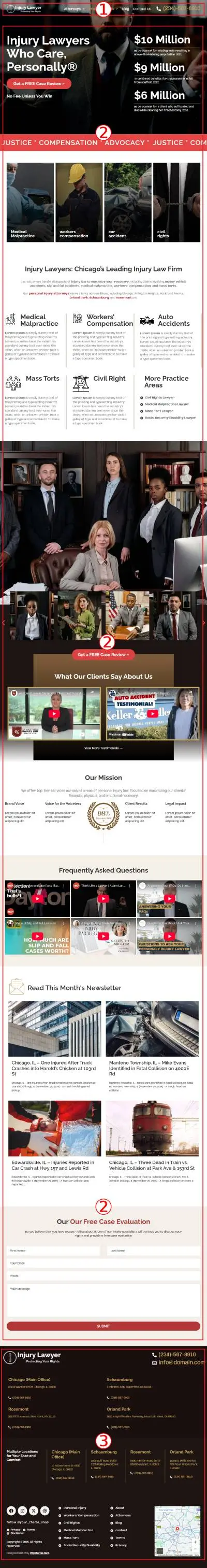 Injury Lawyer WordPress Theme Documentation