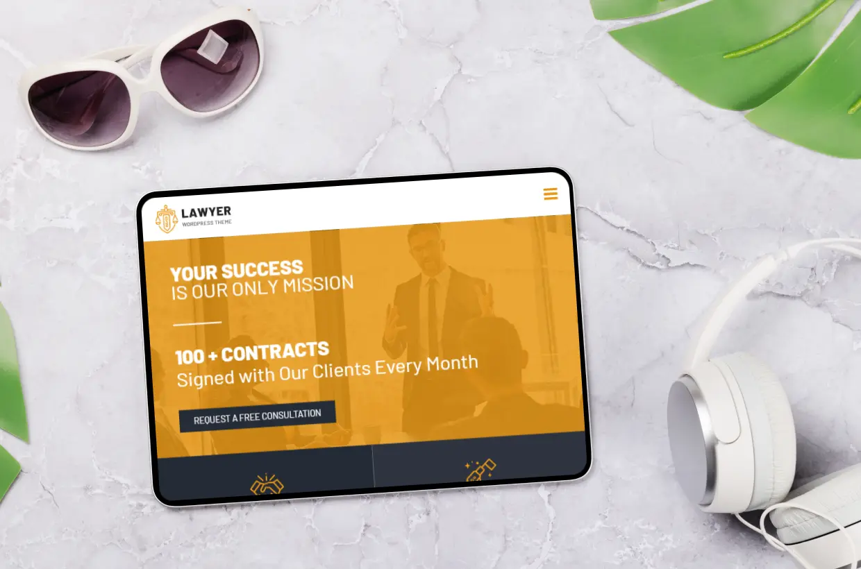 Premium Law Firm WordPress Template