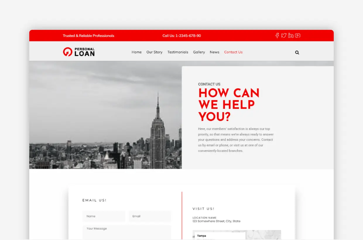 Loan Officer WordPress Template