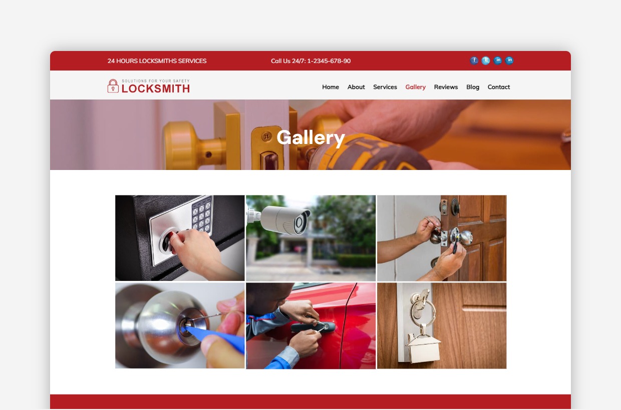 Locksmiths WordPress Theme