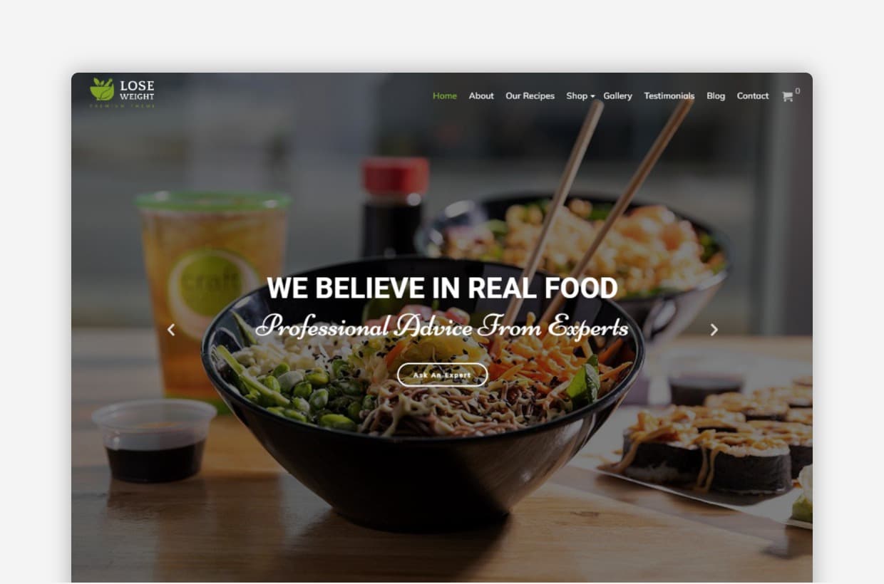 Lose Weight Effortlessly with the Ultimate Nutrition WordPress Theme