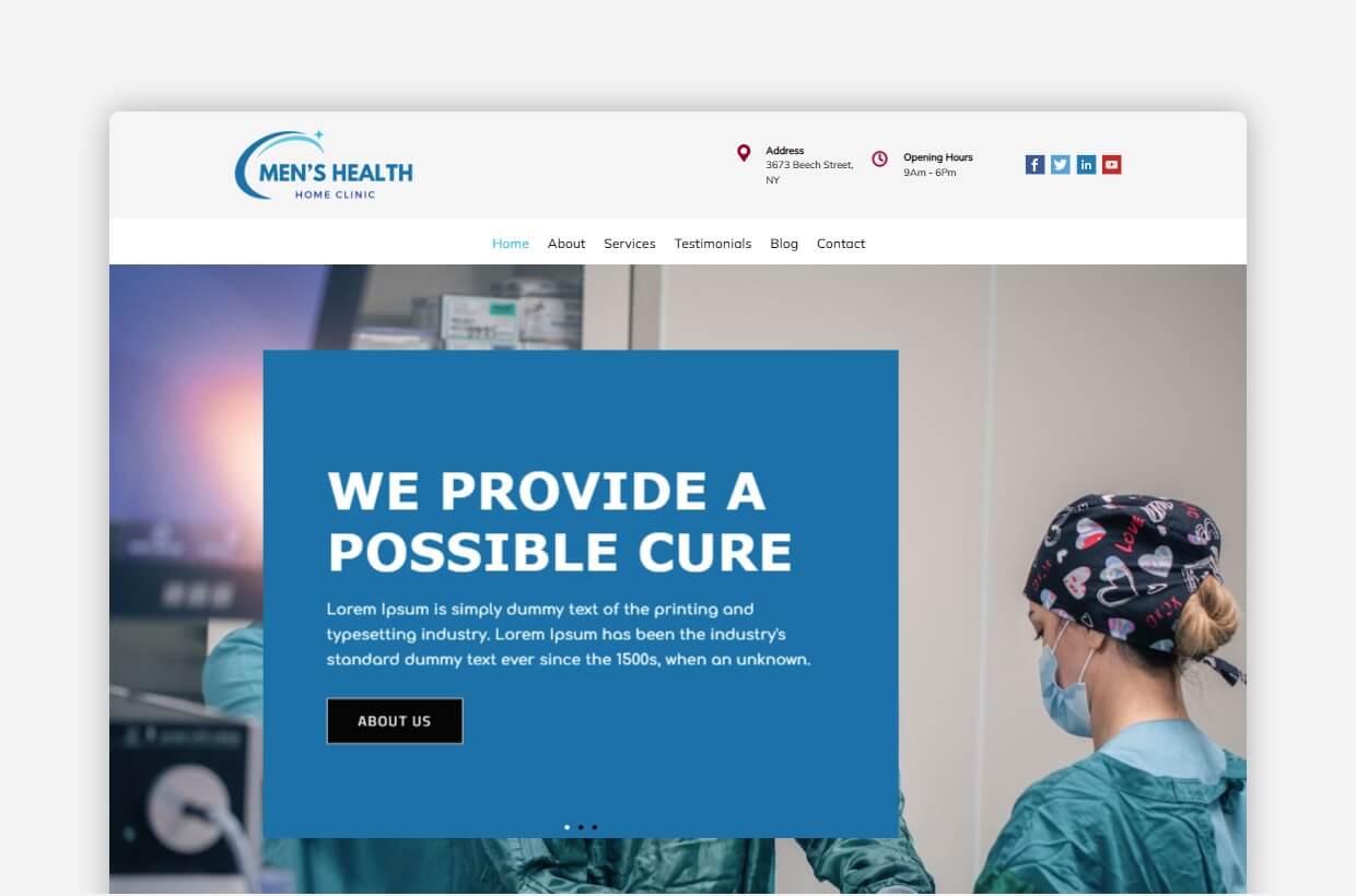 Men’s Health WordPress Theme – Health & Medical Template