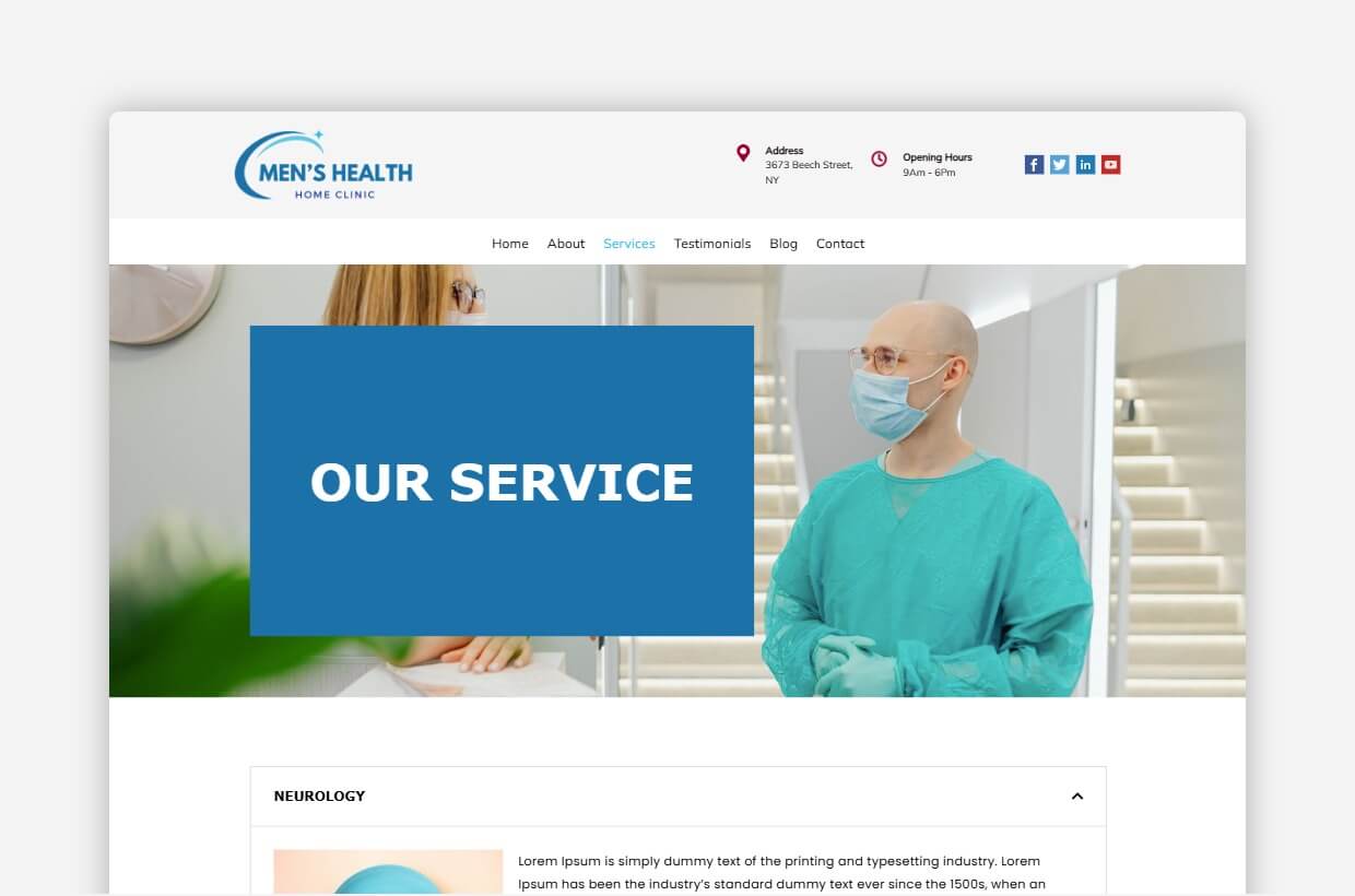 Health WordPress Template