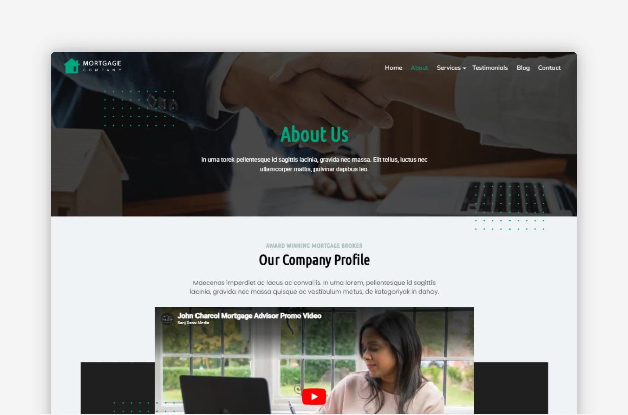 Mortgage Company WP Theme