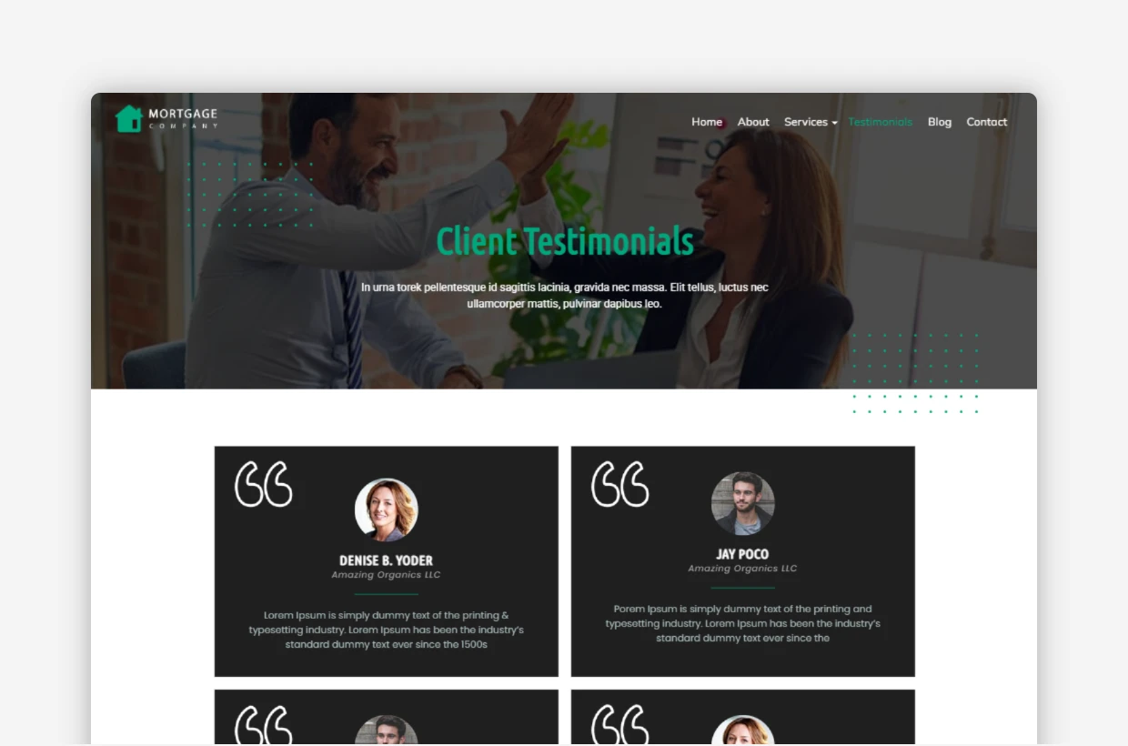 Broker WP Template