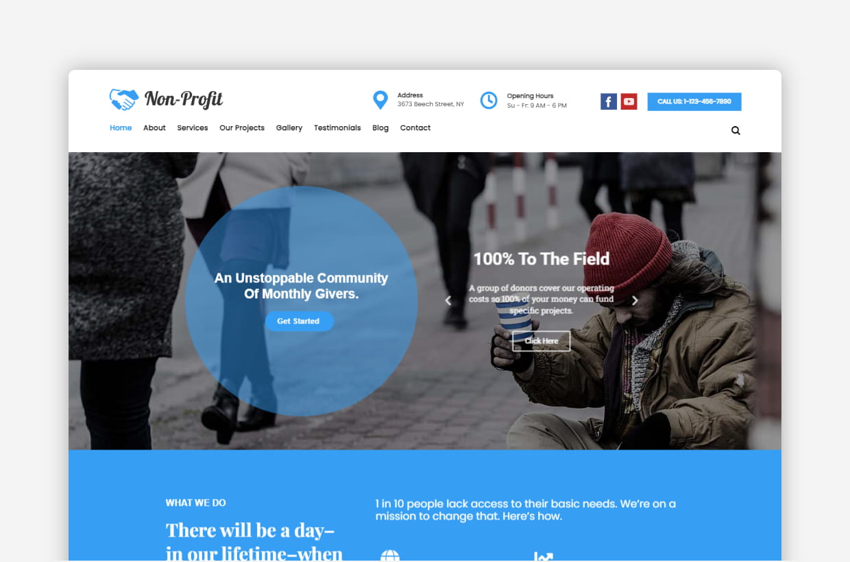 Non-Profit WordPress Theme - Nonprofit Pro