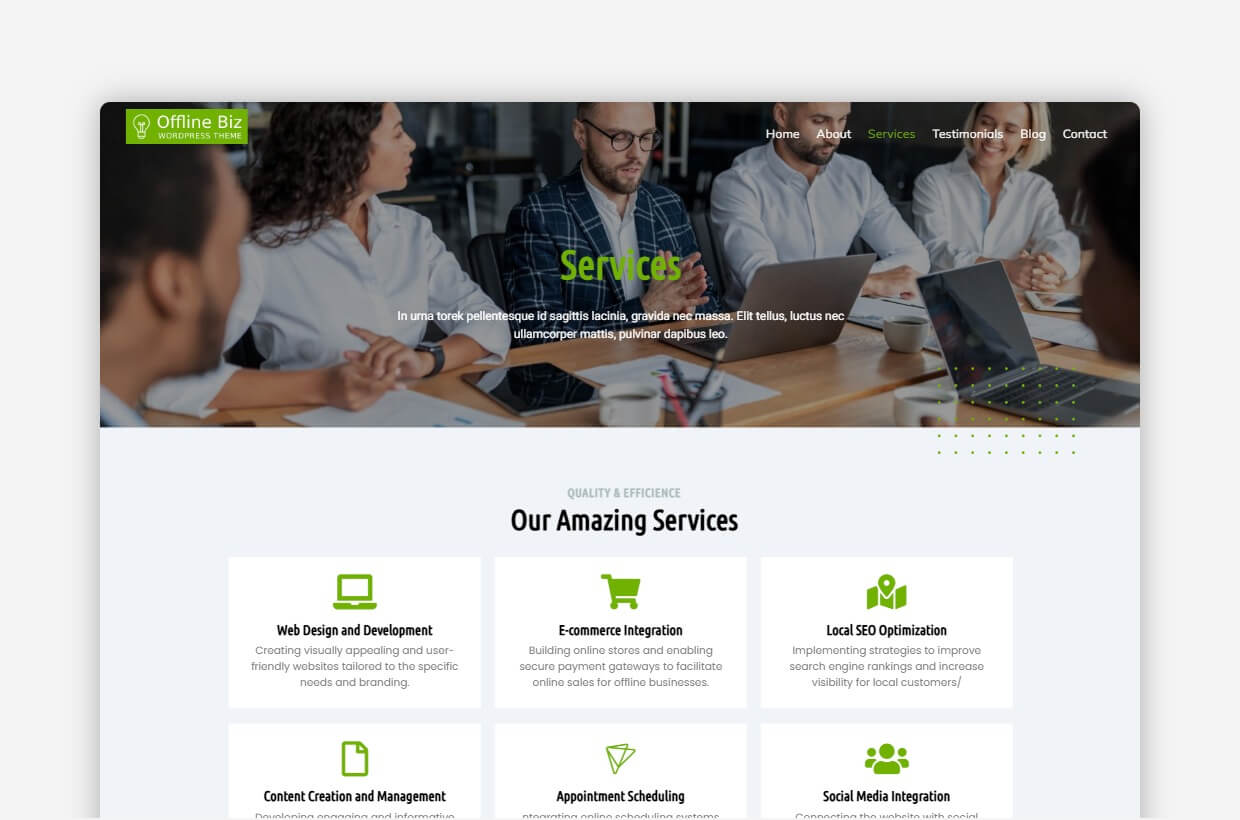 Lead Generation WordPress Template