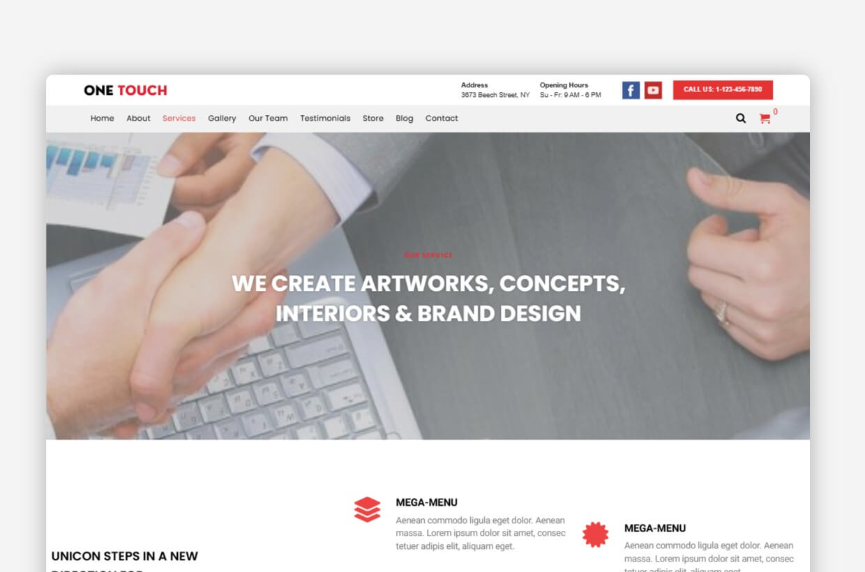 Multi Purpose WordPress Template