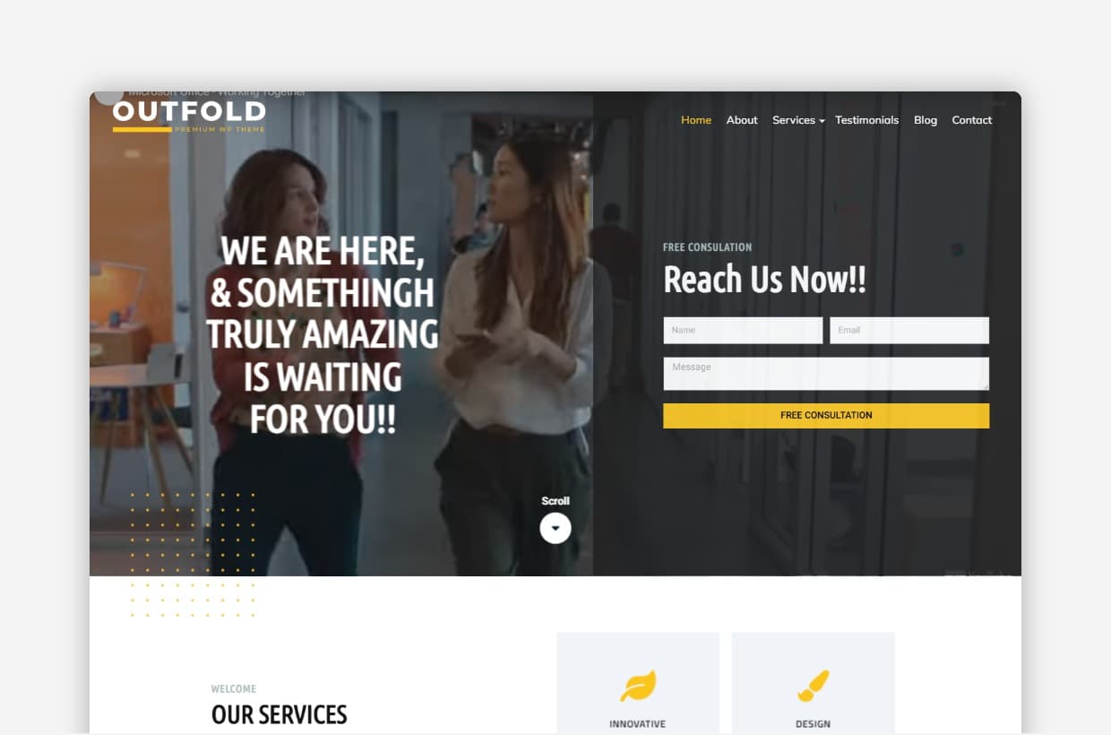 Professional Corporate Multi-purpose WordPress Theme- Outfold