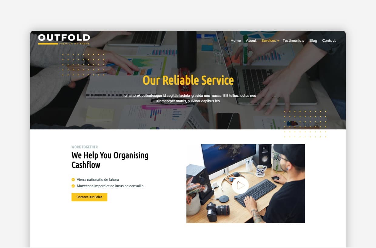 Outfold WordPress Template