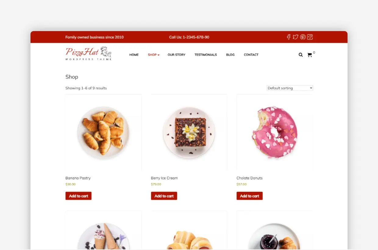 bakery WordPress Theme