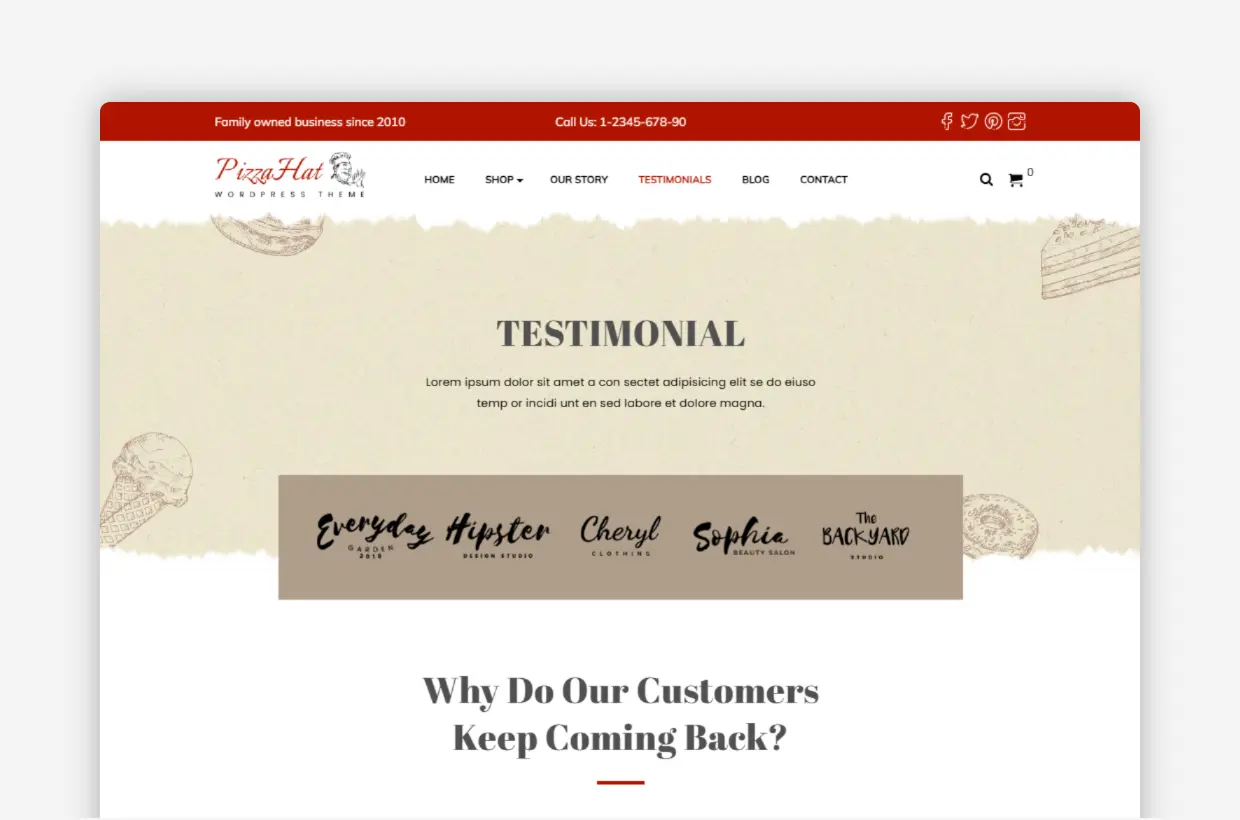 bakery WP Theme