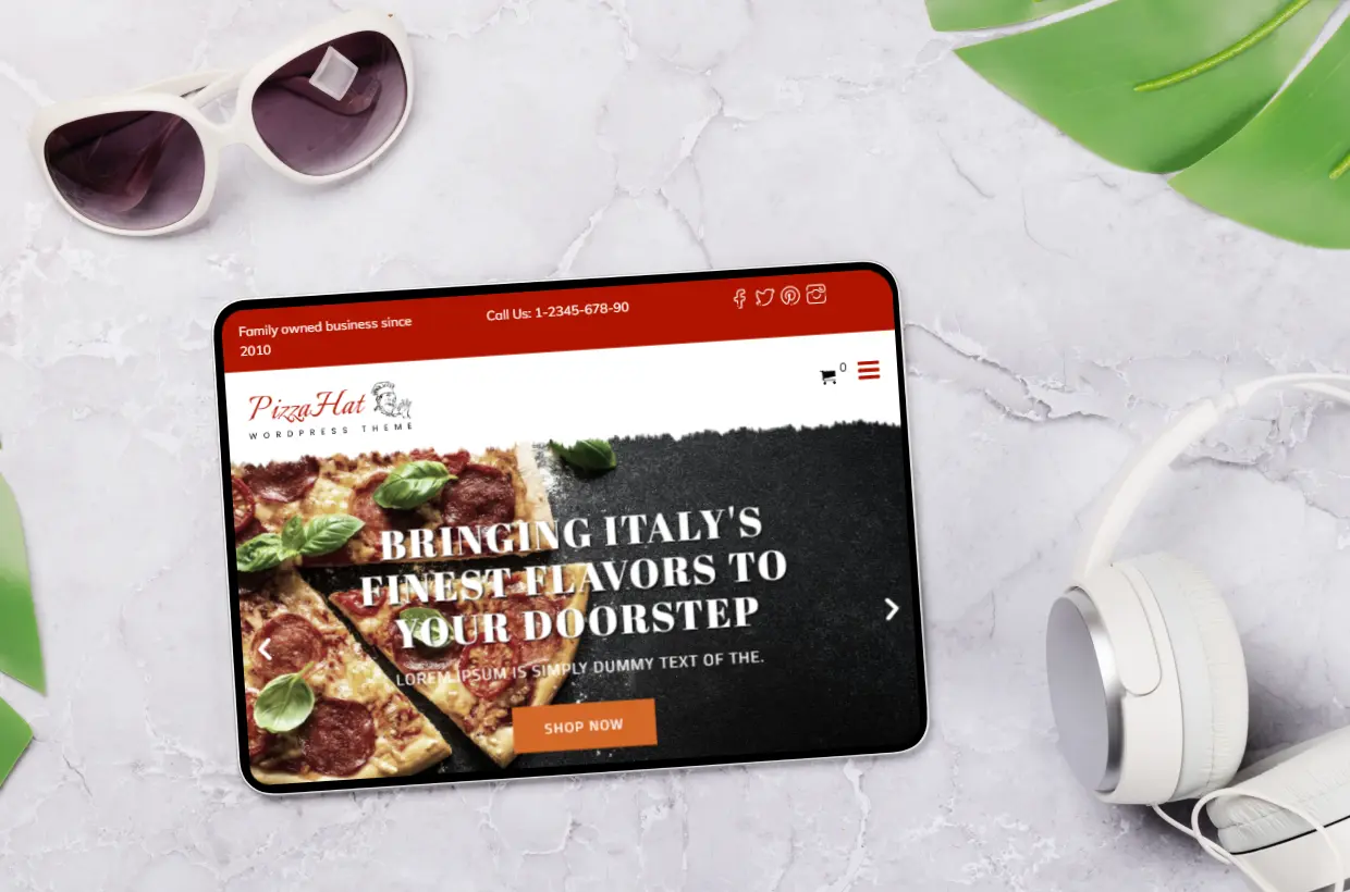 Restaurant WordPress Template