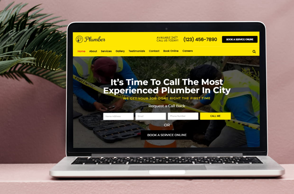 Premium Plumbing WordPress Template