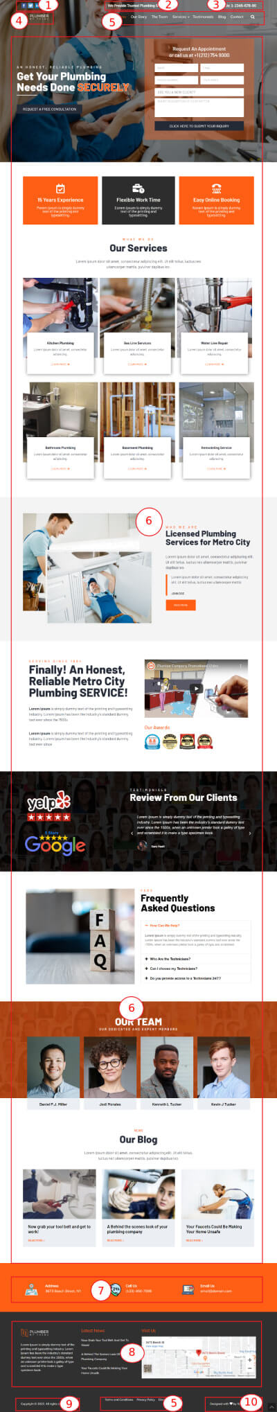 Plumber WordPress Theme Documentation