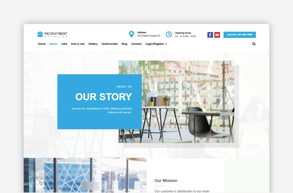 Recruitment Agencies WP Theme