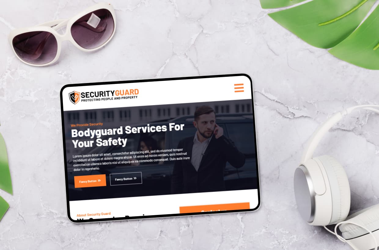 Security WP Template