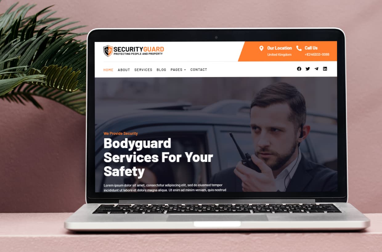 Security WordPress Theme