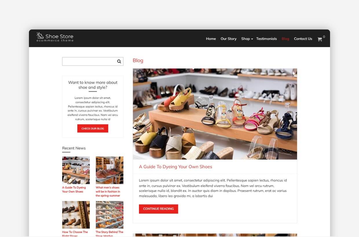 Fashion WordPress Theme