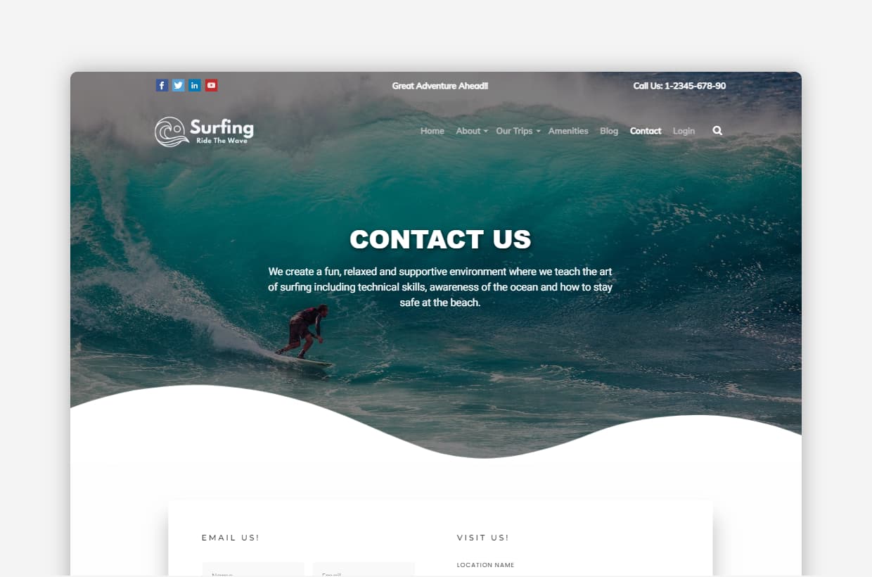 Snorkeling WP Template