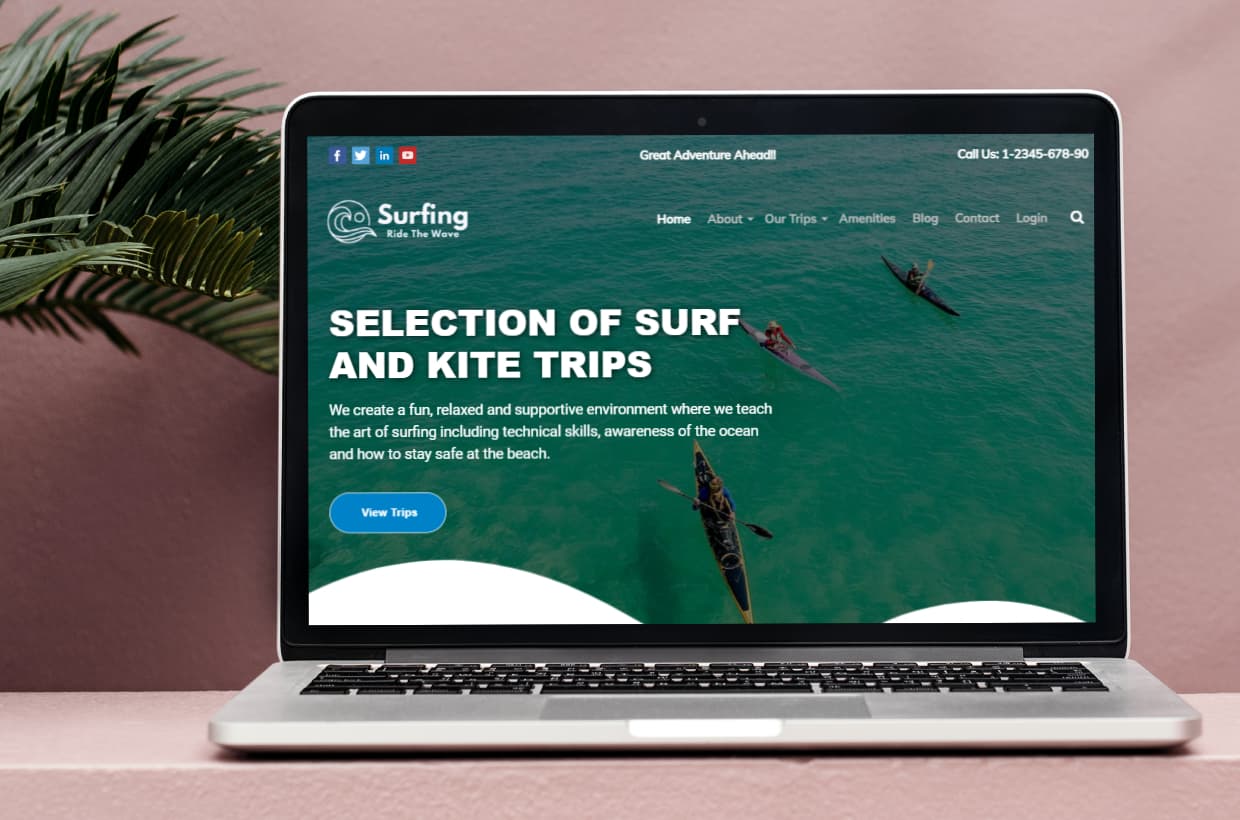 Scuba Diving WordPress Theme