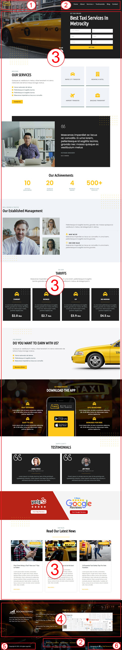 Taxi Pro WordPress Theme Documentation