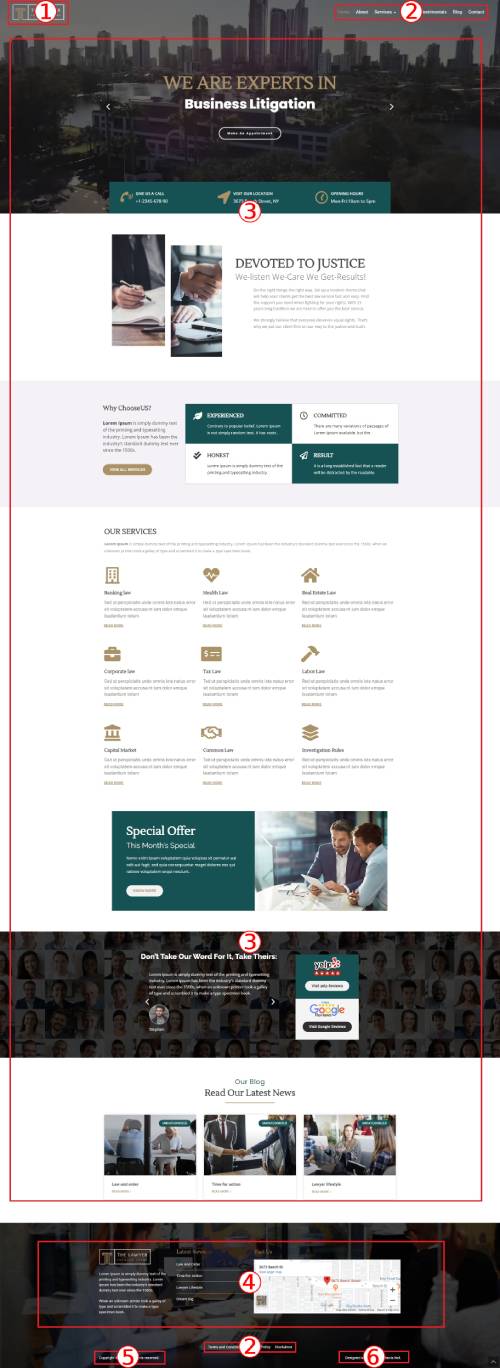 The Lawyer WordPress Theme Documentation