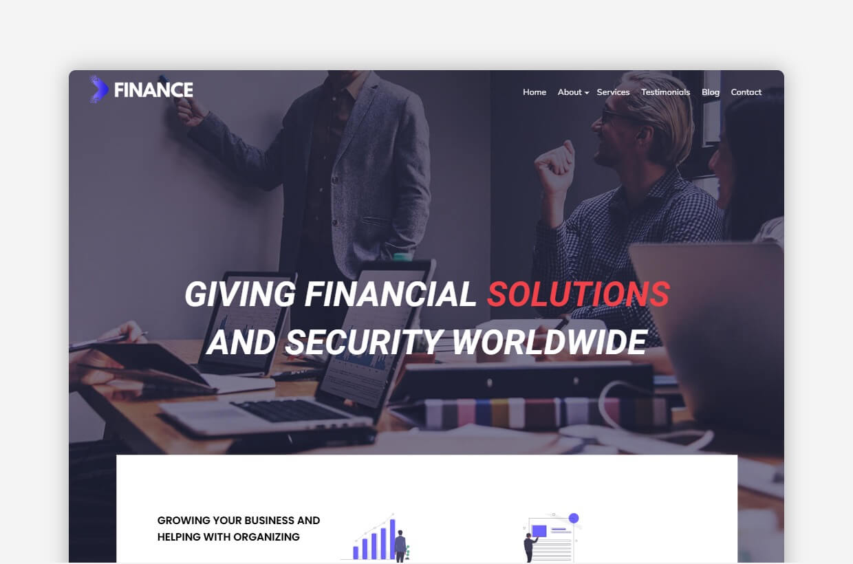 Finance WordPress Theme - TotalFinance