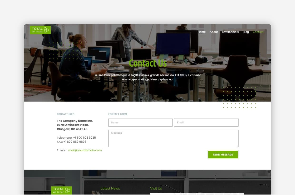 Corporate WordPress Theme