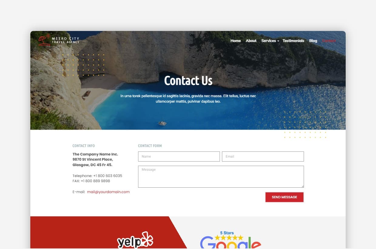 Tour WP Theme