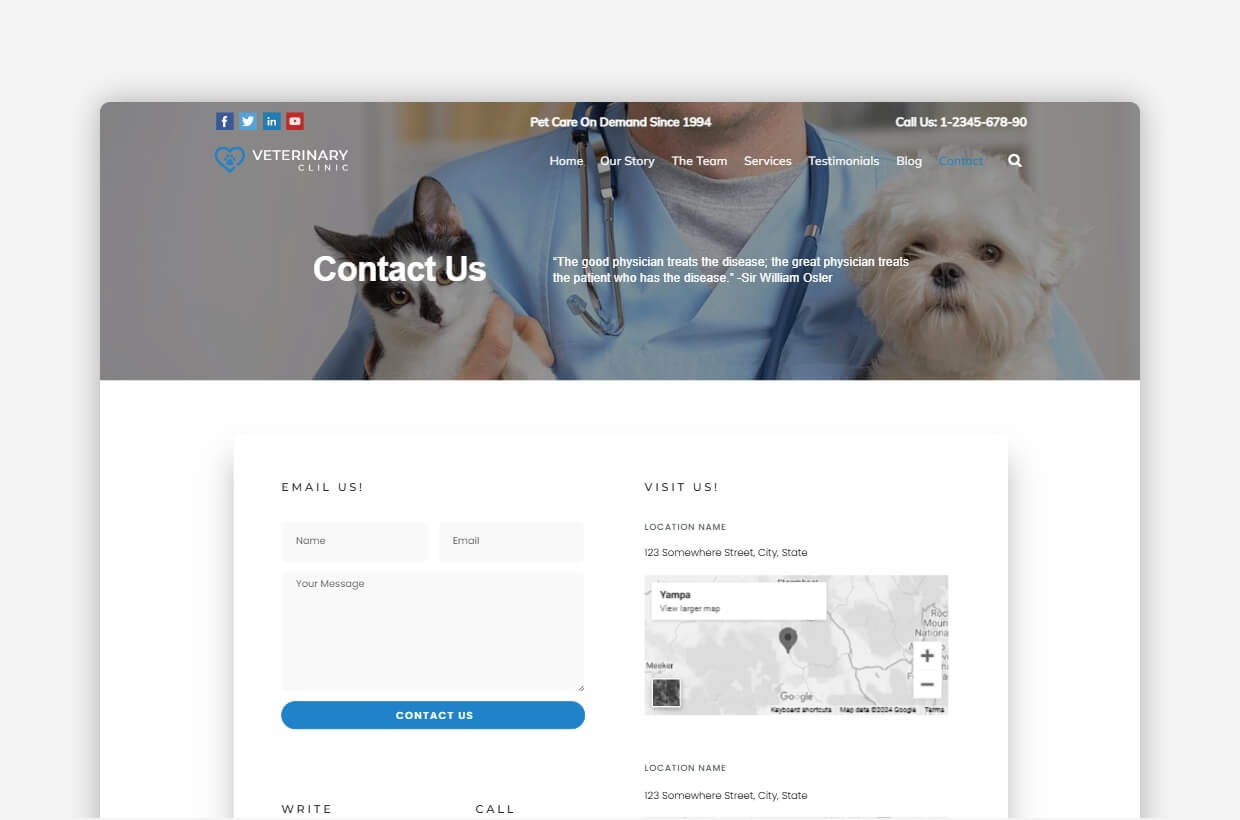 Pets Care WP Theme