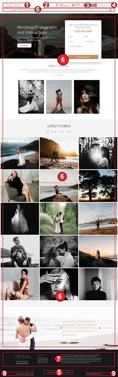 Wedding Photographer Pro WordPress Theme Documentation