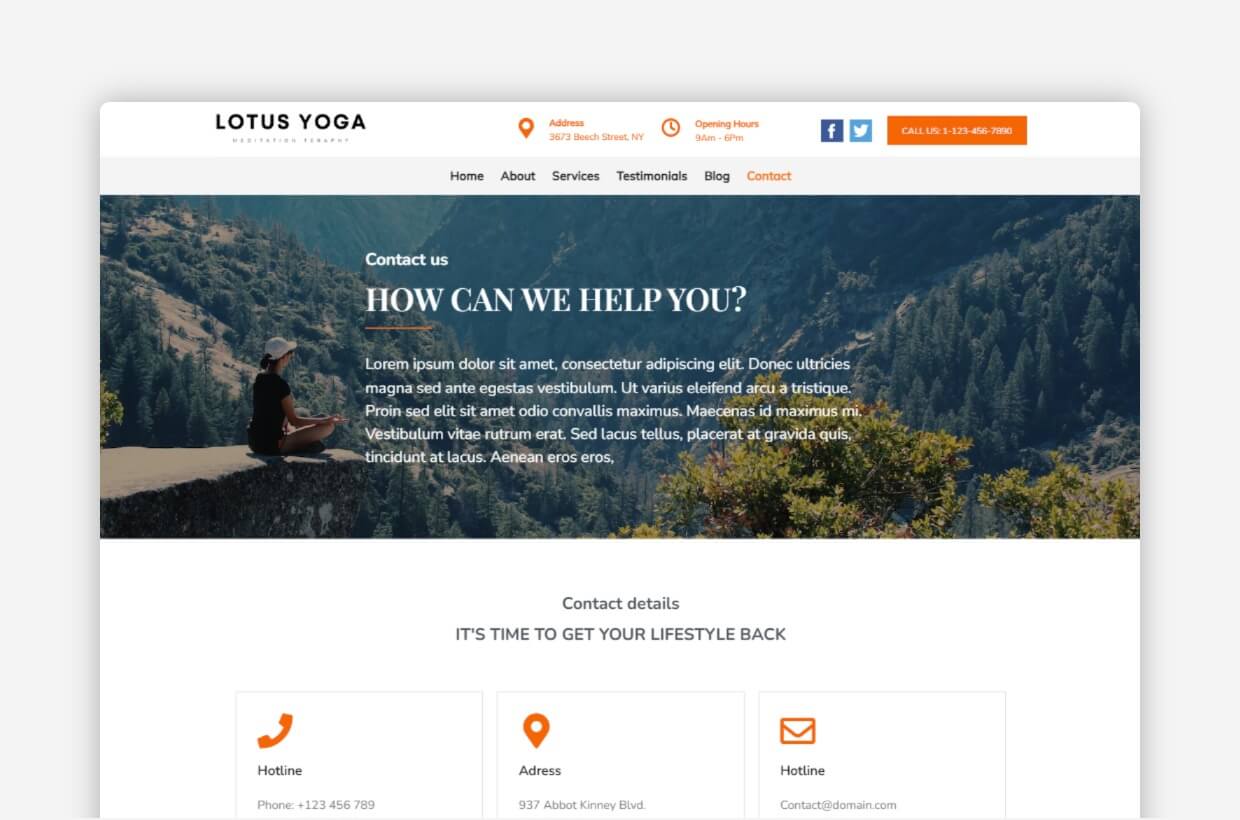 Yoga WordPress Theme: Best Yoga WordPress Theme