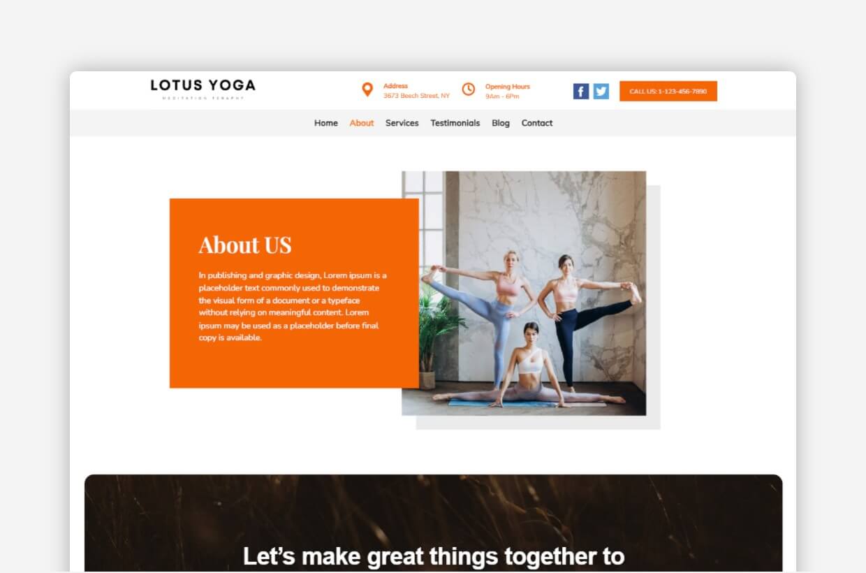 Fitness WordPress Theme