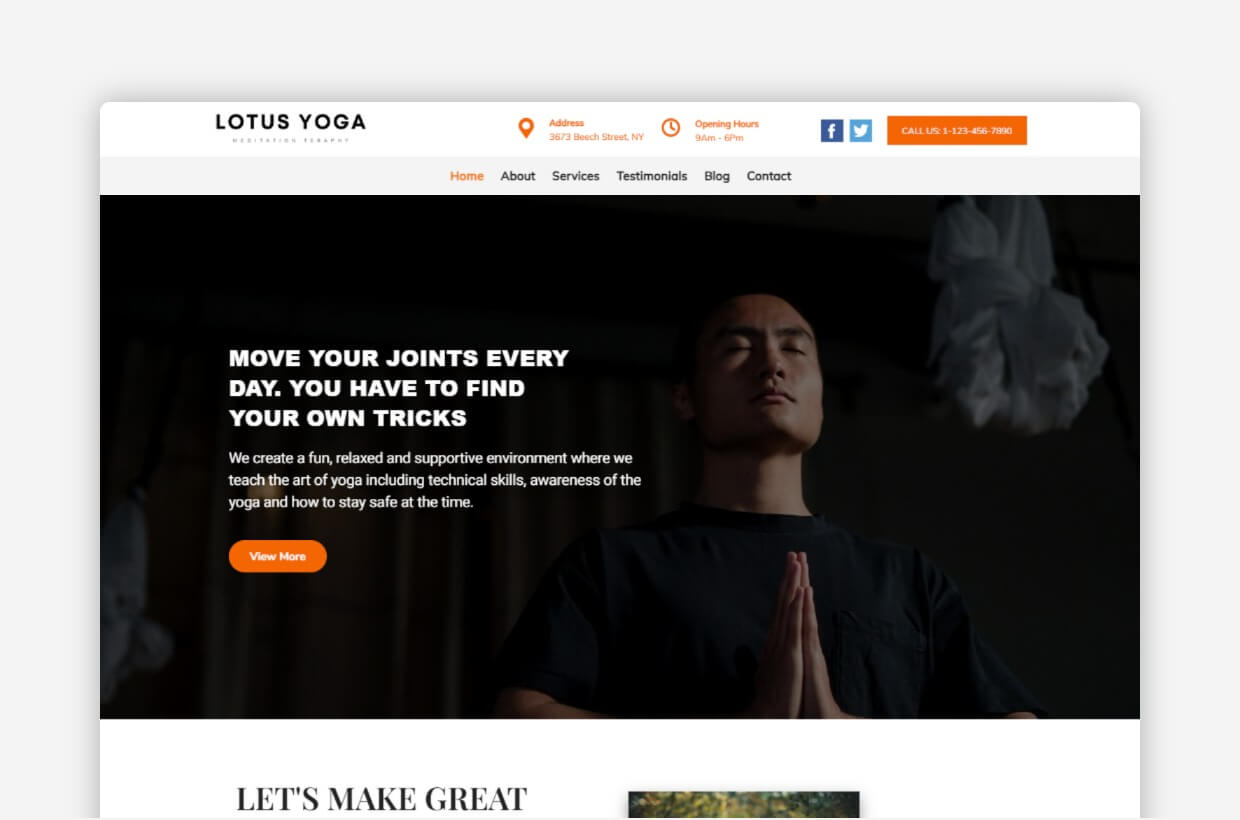 Fitness WP Theme