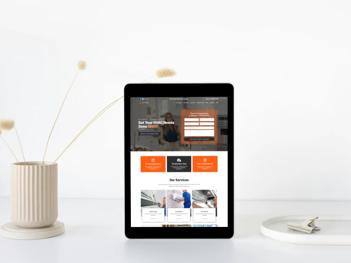 Ac Repair Kajabi Website Theme