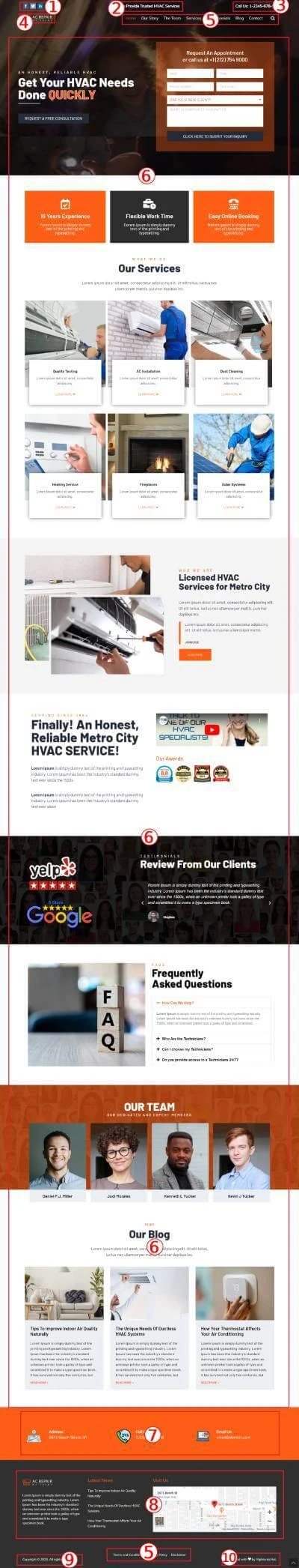 Ac Repair Premium WordPress Theme Documentation