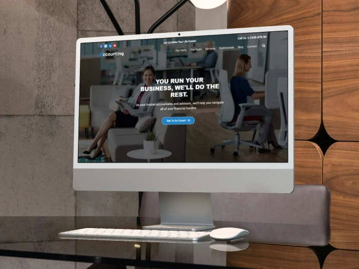 Accounting pro Kajabi Website Theme