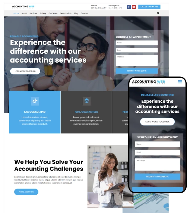 Accountant WordPress Theme - AccountingWeb
