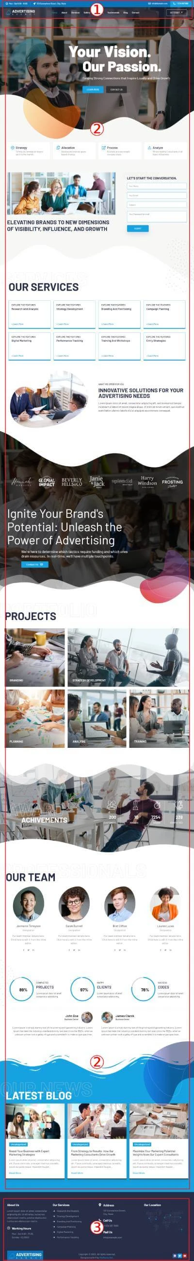 Advertising Agency Premium WordPress Theme Documentation