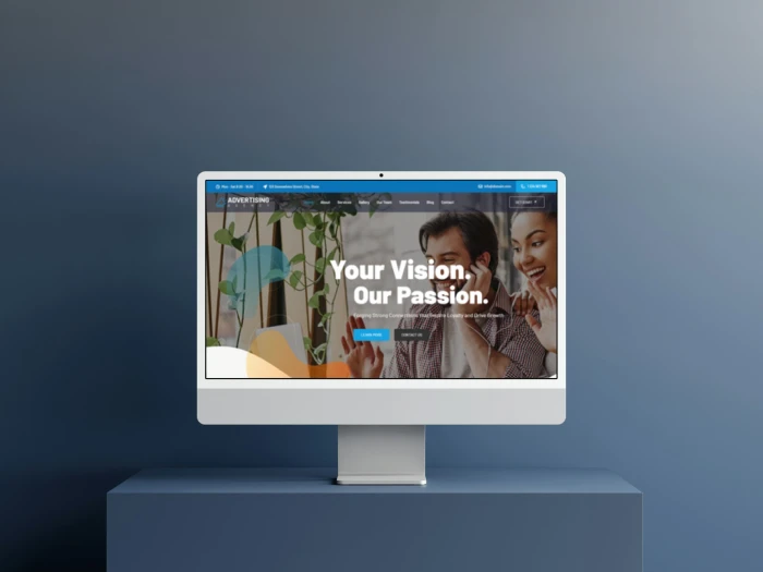 Advertising Agency Kajabi Website Theme