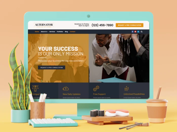 Alternator Kajabi Website Theme