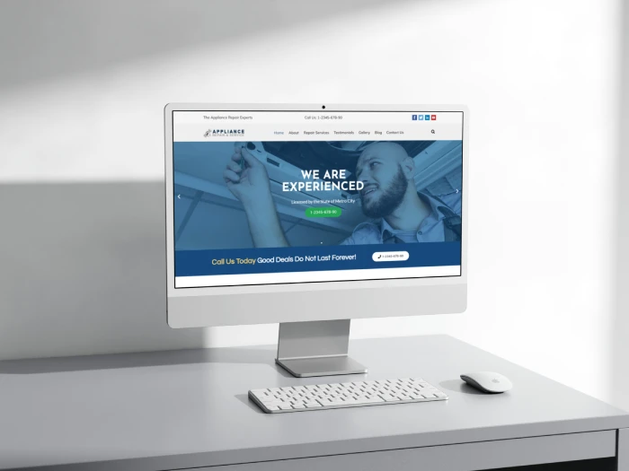 Appliance Repair Kajabi Website Theme