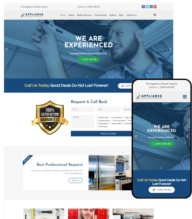 Appliance Repair WordPress Theme
