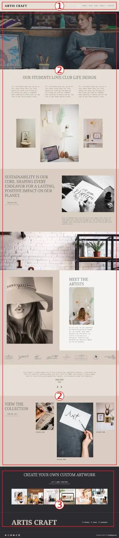 Artis Craft Premium WordPress Theme Documentation