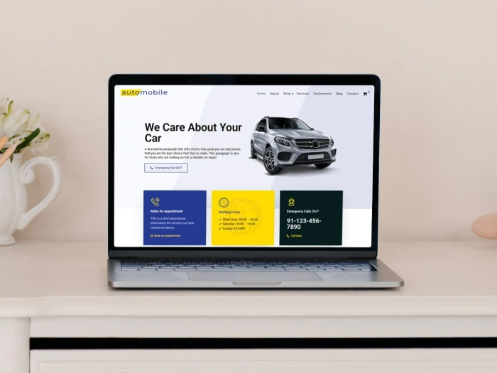 Automobile Pro Kajabi Website Theme