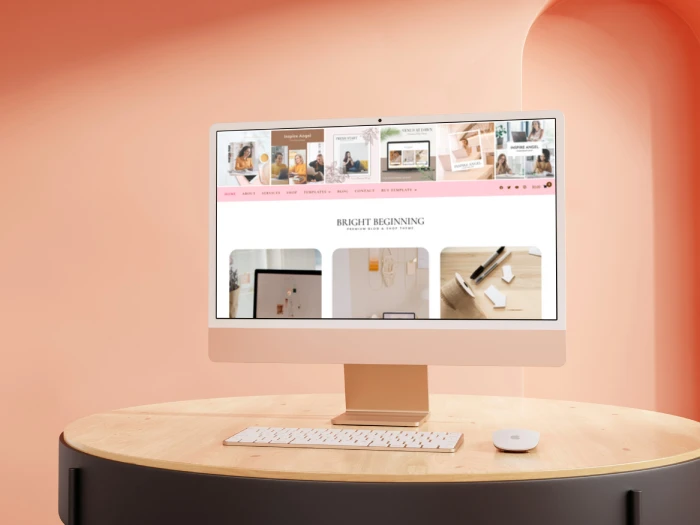 Bright Beginning Kajabi Website Theme