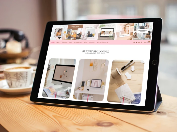 Bright Beginning Nivora Kajabi Website Theme
